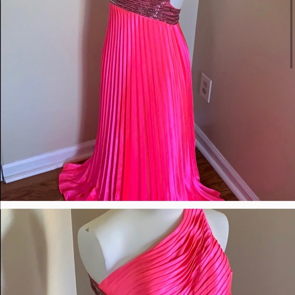 Pink and Gold Prom/Formal Dress - Picture 10 of 12